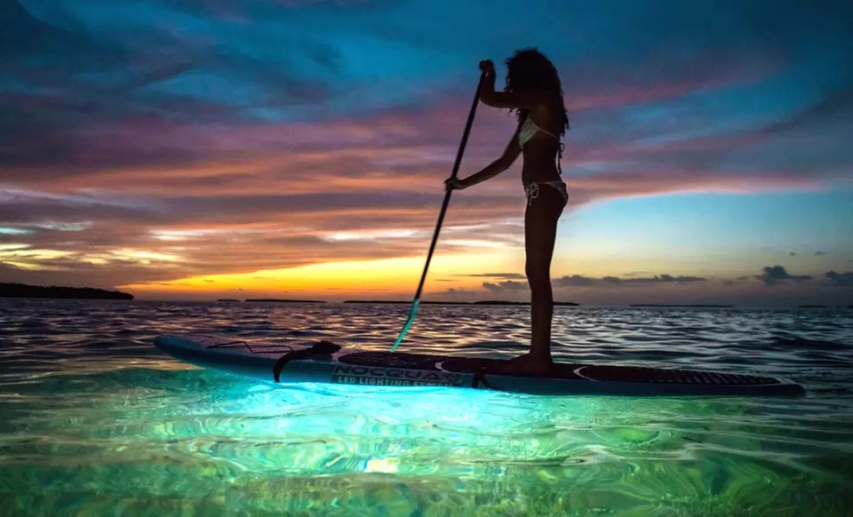 Light Up the Water – Glow Paddleboard Sunset Tour Up to 64% Off