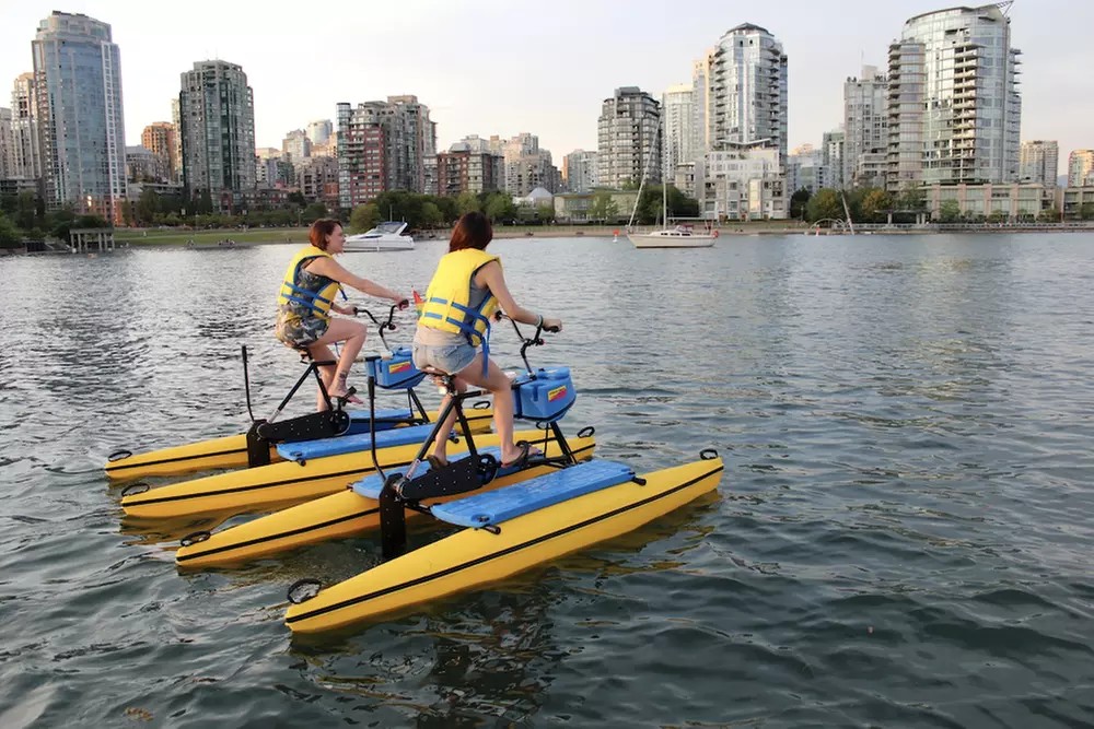 Sunset Waterbike Adventure for 2 or 4 – Save Up to 25% with BC Water Bikes!