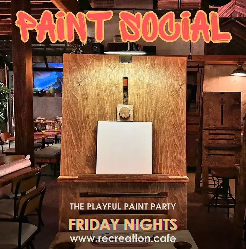 Creative Nights Out: Paint Social Experience at Re/creation Cafe