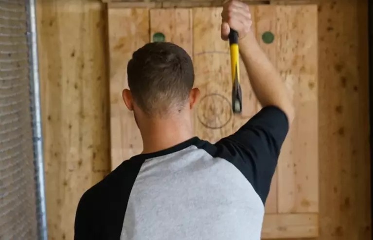 Gather the Crew! Axe-Throwing Adventure for Up to Ten – 75 Minutes of Thrills (Up to 44% Off)