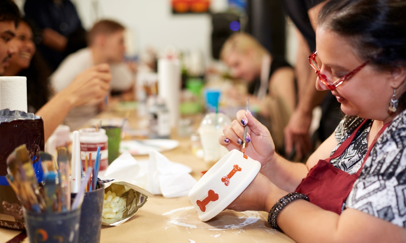 Premade Ceramic Painting for One or Two at Aroma and Clay – Up to 48% Off