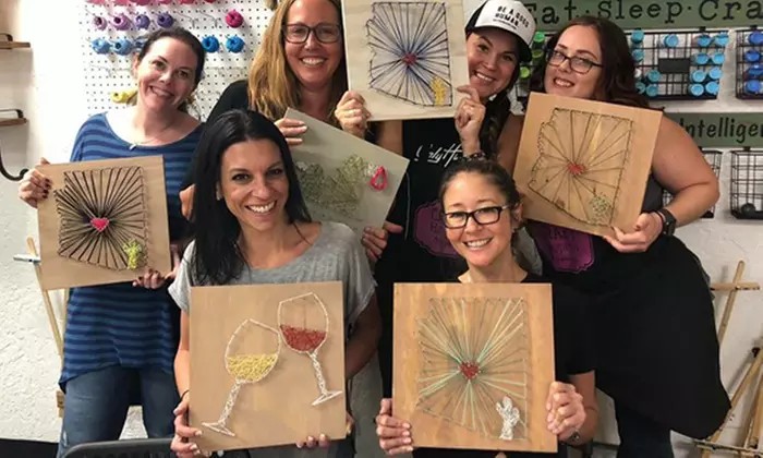 String Art Night at Craft Nights | For One, Two, or Four | Up to 44% Off