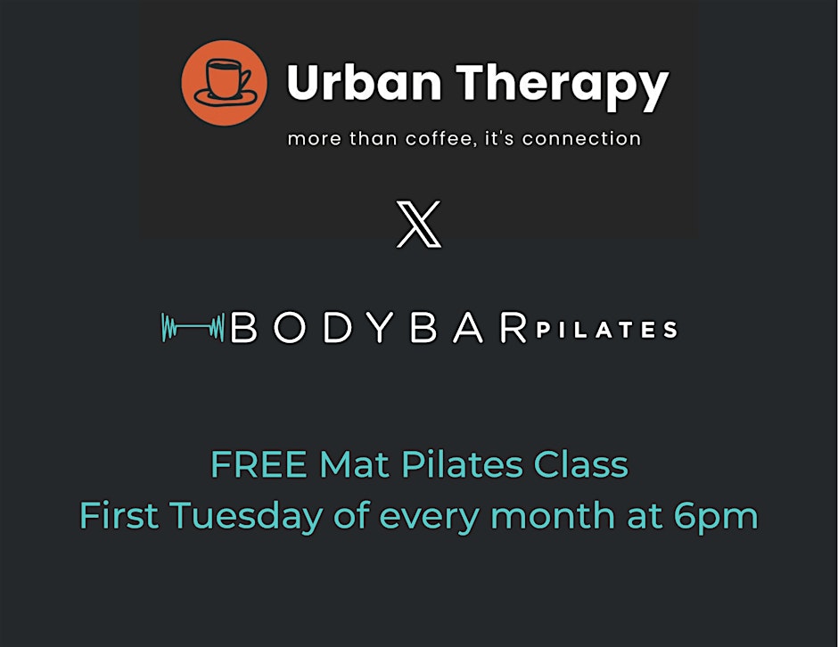 Free Mat Pilates class at Urban Therapy Coffee