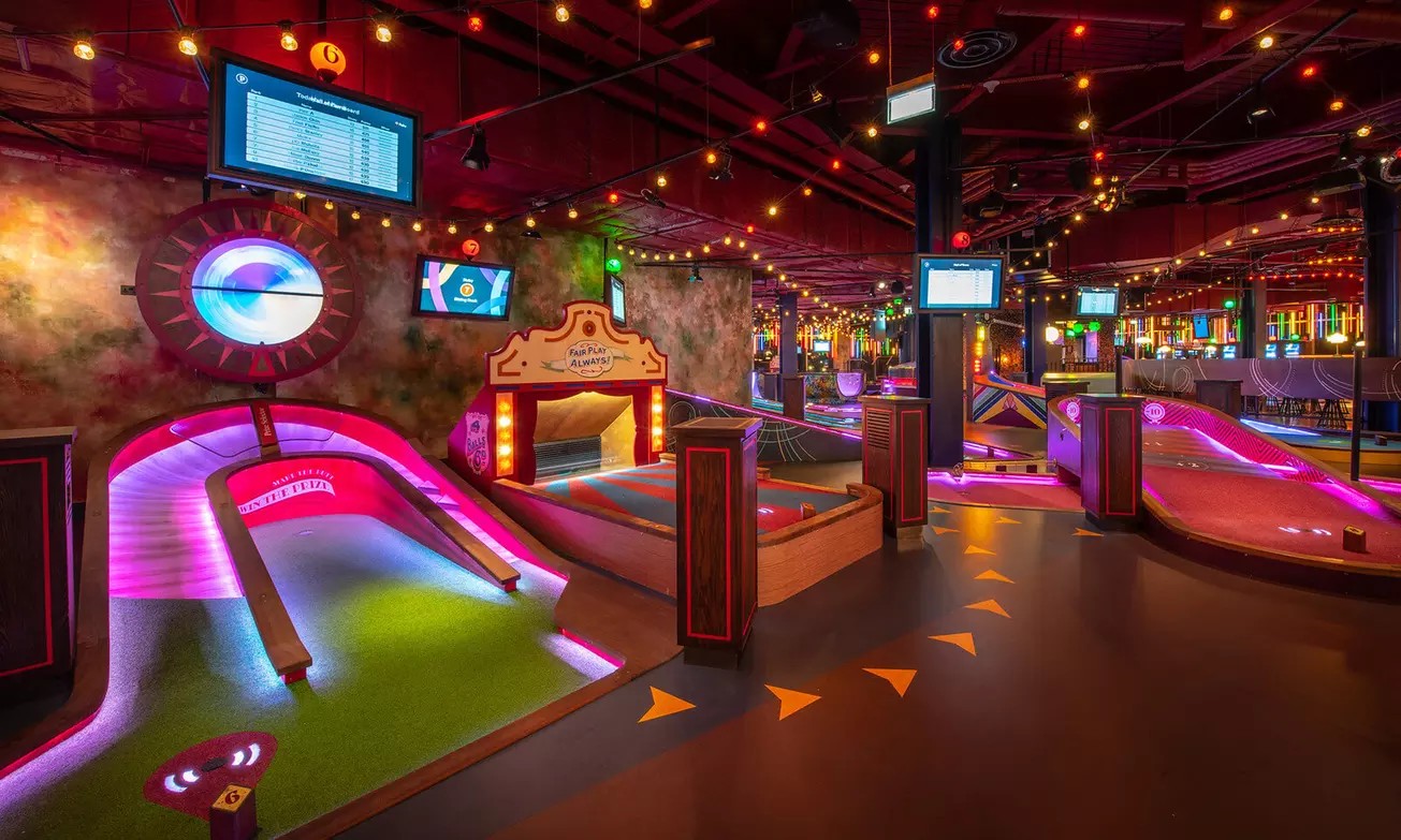 Play Any Day: Upscale, Tech-Enhanced Mini Golf for 2 or 4 – Tax Included