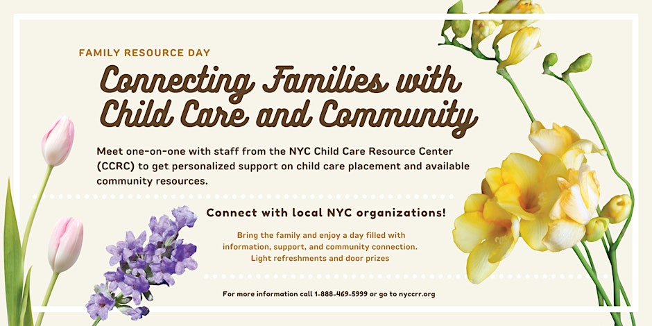 NYC Family Resource Fair to Connect Families with Child Care Tools
