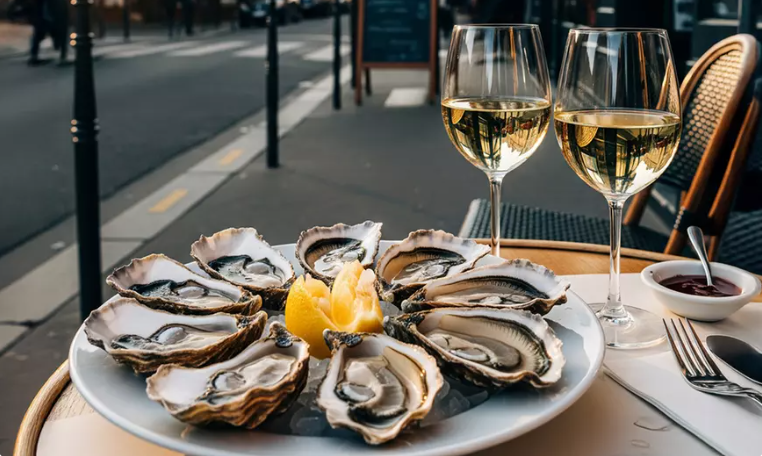 Savor Fresh Oysters & Chardonnay at Chacha Et Compagnie – Up to 41% Off