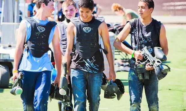 Battle It Out – Paintball Admission and Gear for Groups and Teams (Up to 93% Off)