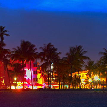 Miami Night Sightseeing Tour by Big Bus