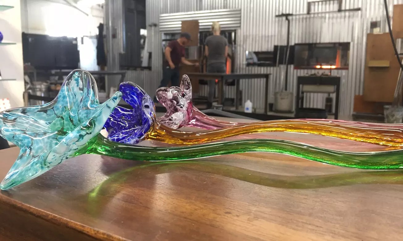 Glass Flower Blowing Experience for 2 or 4 at Sonoran Glass School