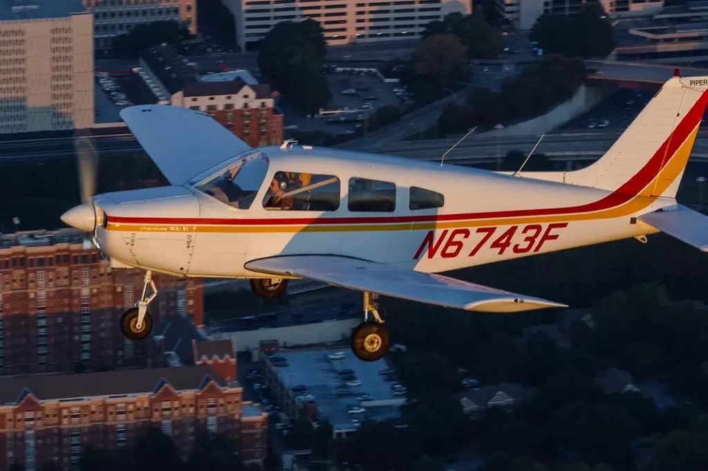 See Atlanta Like Never Before – Sunset & Night Aerial Rides in a Piper Cherokee (Up to 39% Off)