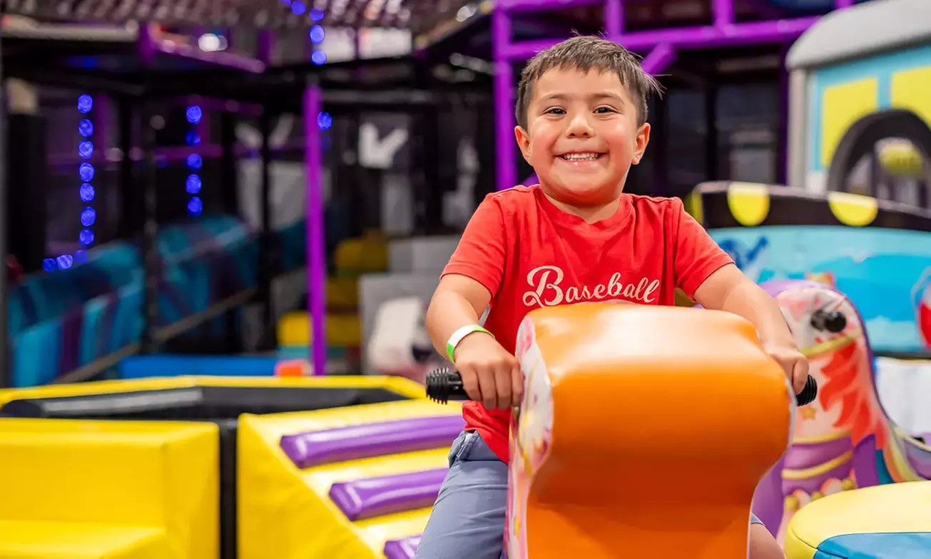Rush Maxx Thrill Combo – Indoor Soft Play & Your Choice of Go-Kart or Laser Tag!