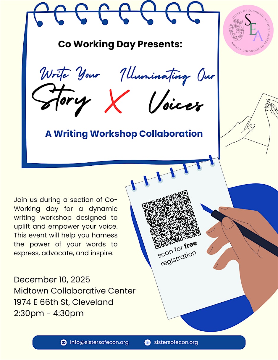 Co Working Day: Write Your Story x Illuminating Our Voice