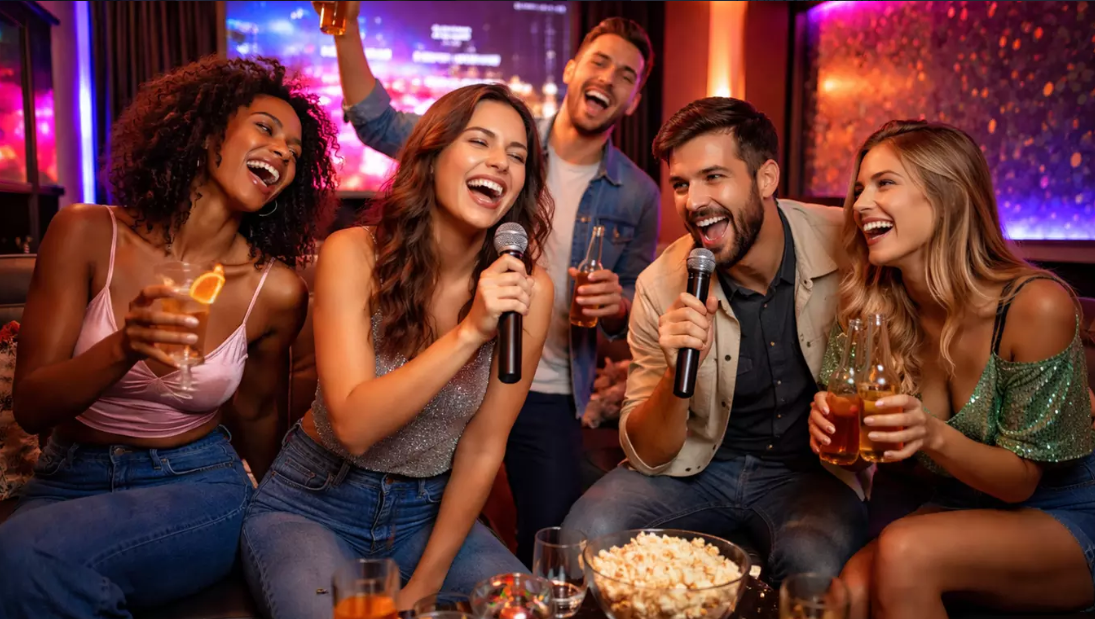 Two-Hour Private Karaoke Room for Up to 15 at The Village Square Karaoke & Cocktail Bar