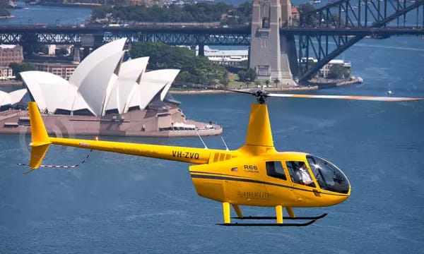 Soar Above Sydney Harbour: 30-Minute Private Helicopter Ride for Two or Three
