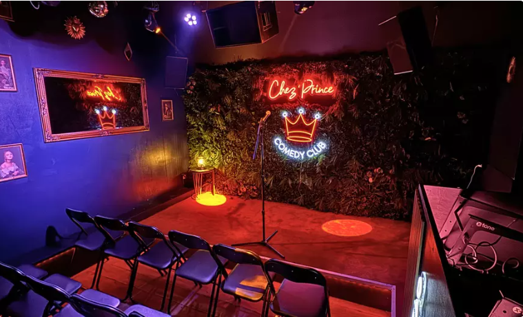 Sip, Snack & Smile: Stand-Up Comedy Night with Drink at Chez Prince Comedy Club