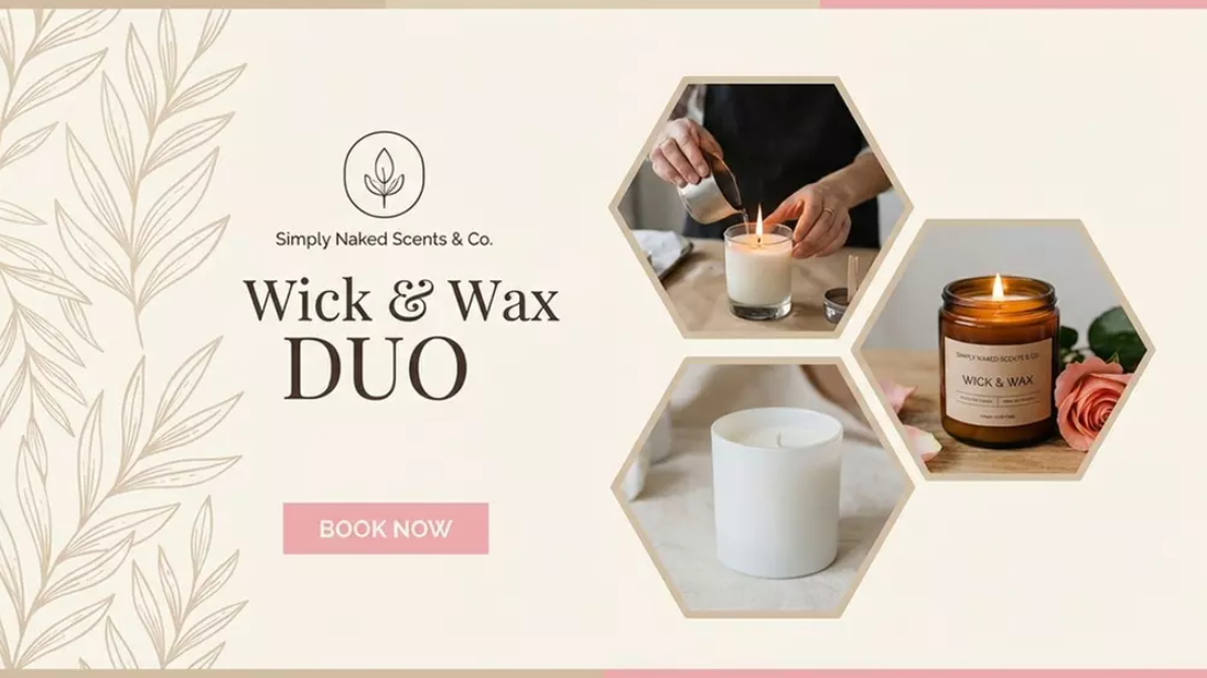 Signature Candle-Pouring Experience for Two – Up to 20% Off