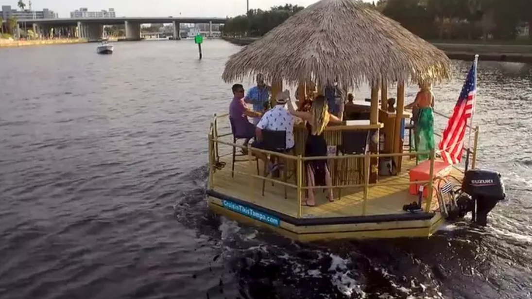 Tampa’s Only Authentic Floating Tiki Bar – Tiki Boat