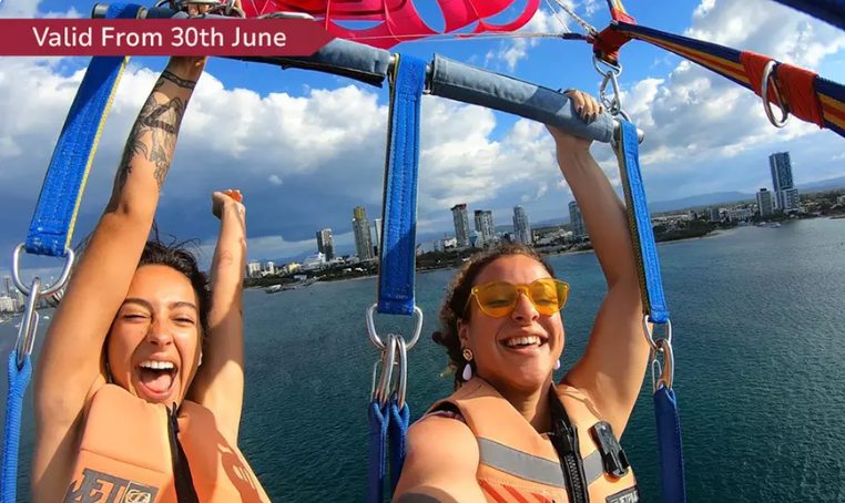 Fly High Over the Gold Coast: Thrilling Parasailing Adventure (Save Up to 22%)