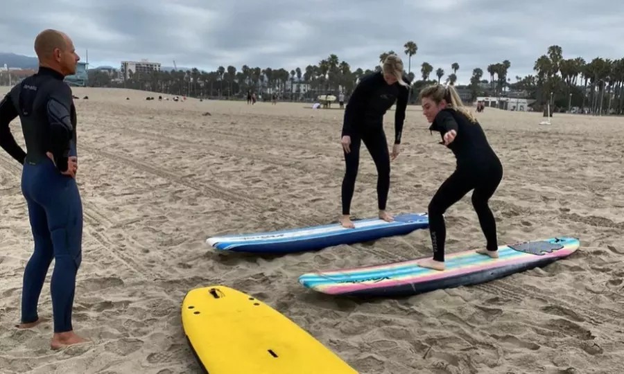 Ride the Tide: 90-Minute Santa Monica Surf Lesson – Save Up to 36%