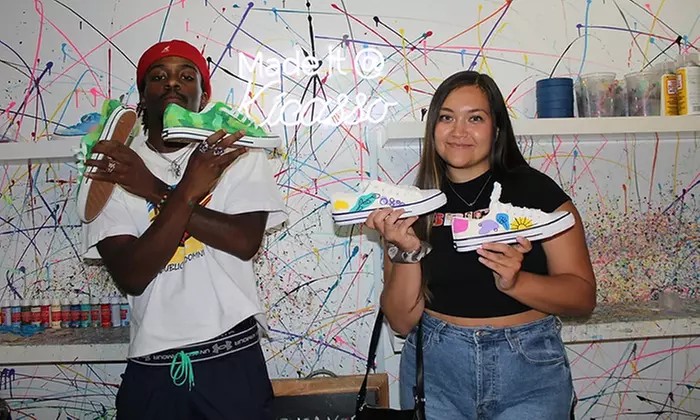 Get Creative! Shoe Painting Experience at Kicasso Sneaker Art Bar (Save Up to 29%)