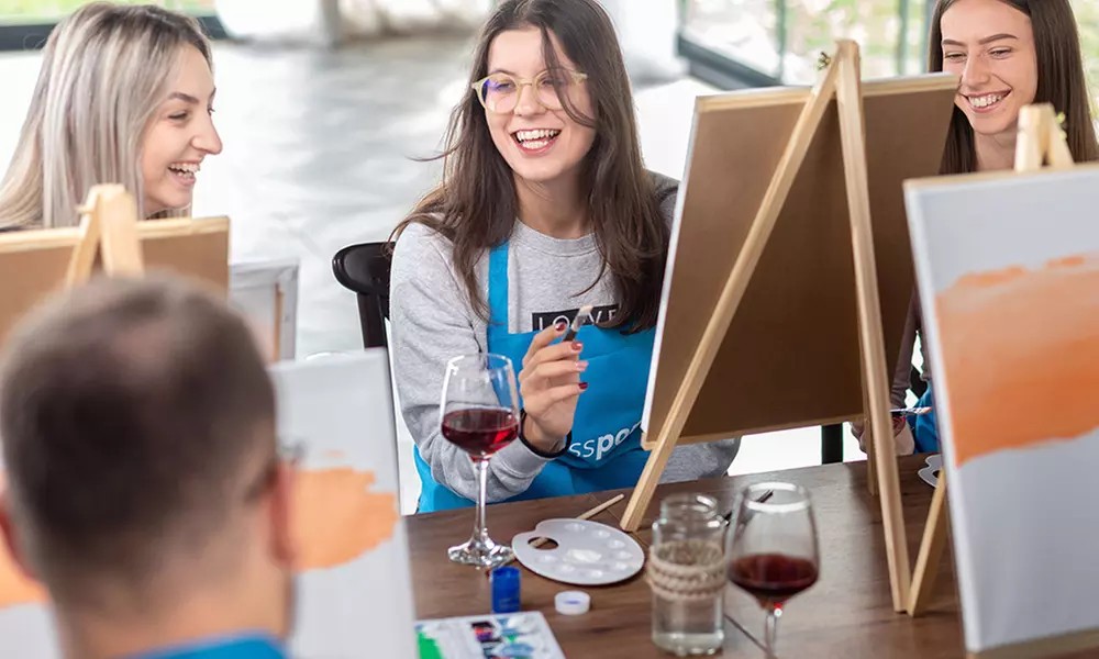 Paint & Sip Classes: Fun Step-by-Step Art with Wine