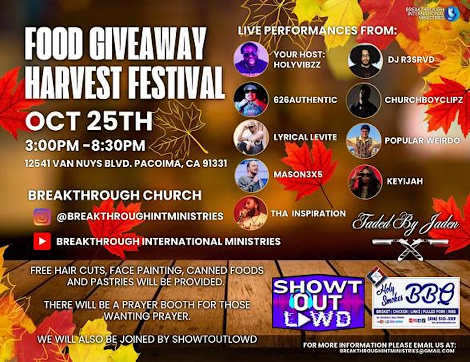 Food Give Away Harvest Festival