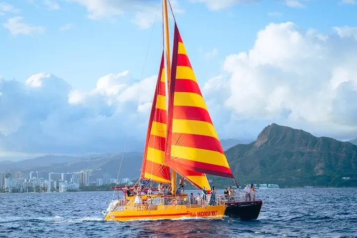 Kewalo Harbor Sunset Sail in Honolulu — Drinks Provided