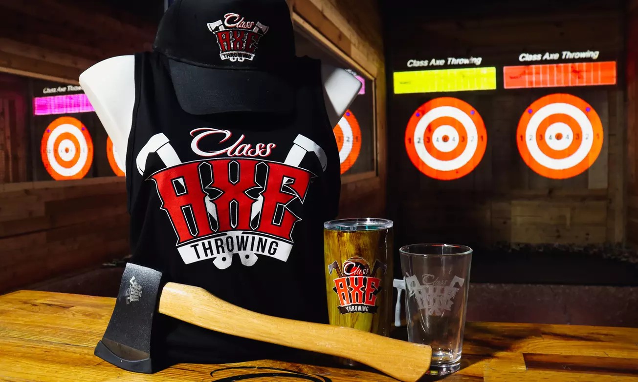 Aim, Throw, Compete – Axe Throwing for 6 at Great Room Escape, Save 30%!
