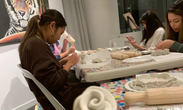 Clay & Sip Experience for 1–8 People at Wesley Taylor Art Studios (Up to $360 Value)
