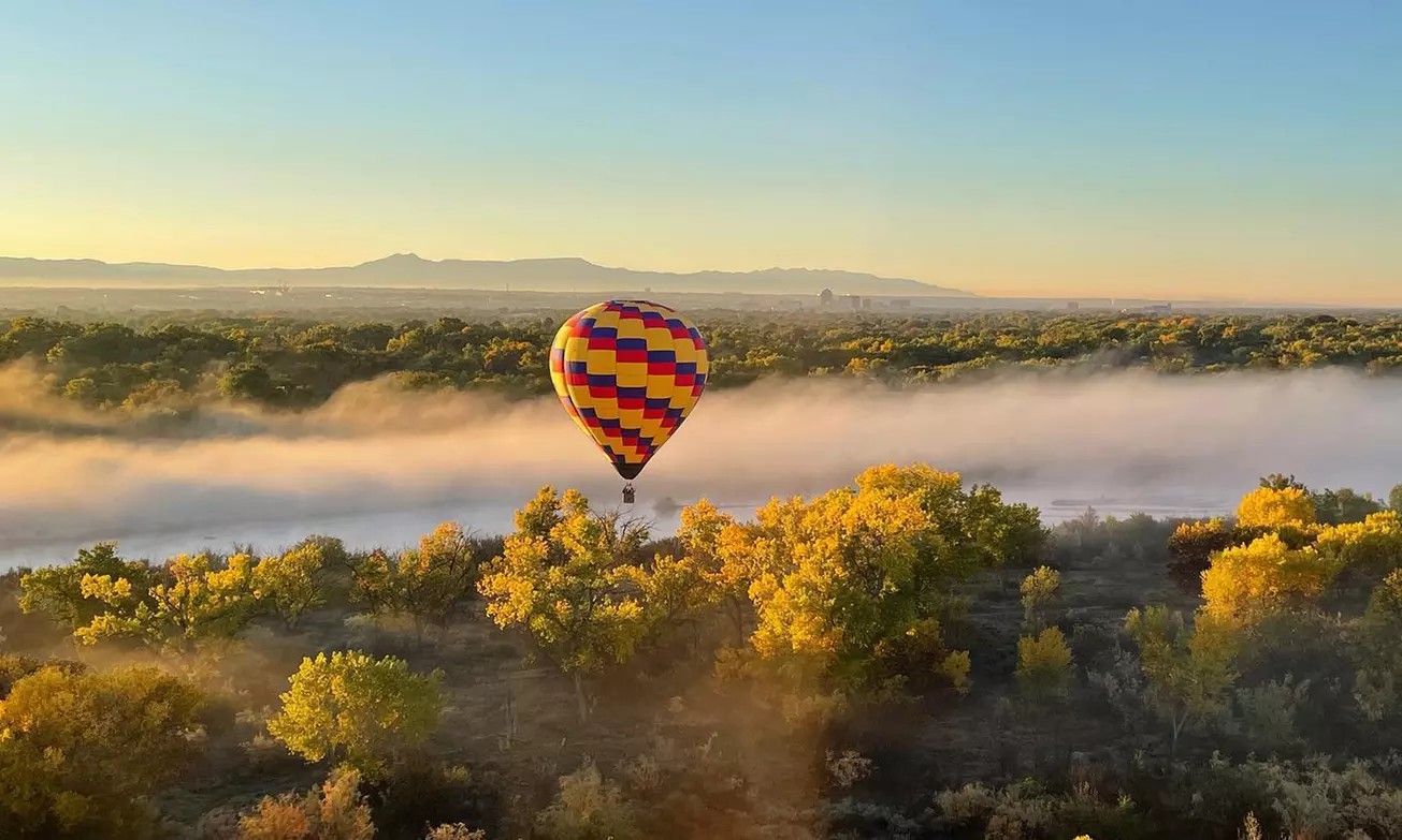 Rise & Fly! Private Sunrise Hot Air Balloon Adventure for 2–4 People in New Mexico — Up to 21% Off