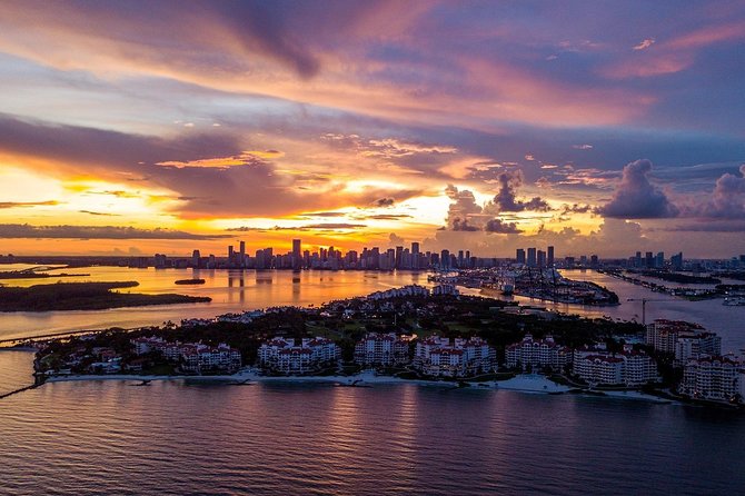 Miami Sunset Private Helicopter Tour Experience