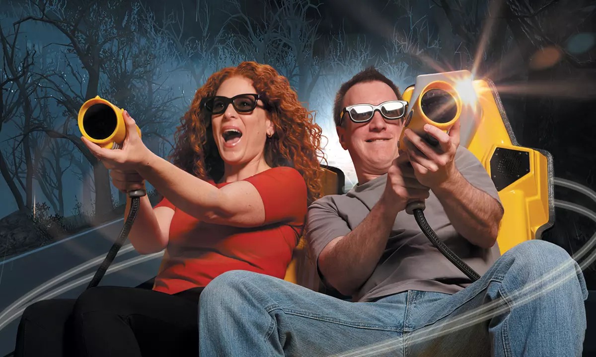 Ride, Shoot & Survive: XD Dark Ride at Pinballz for Groups – Up to 35% Off
