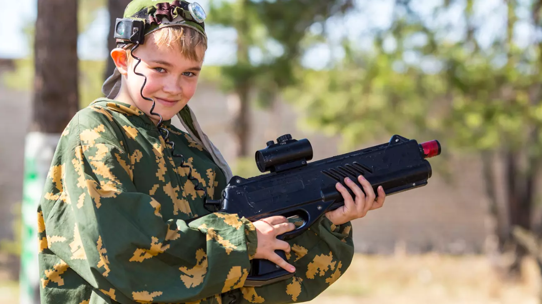 Indoor Paintball Action for 2, 5, or 10 Players at Sgt. Splatters