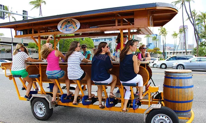 Up to 46% Off: Paradise Pedals Hawaii Beer & Bar Tour in Kaka‘ako