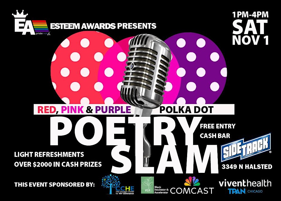 The Esteem Awards Present: Red, Pink & Purple Polka Dot Poetry Slam