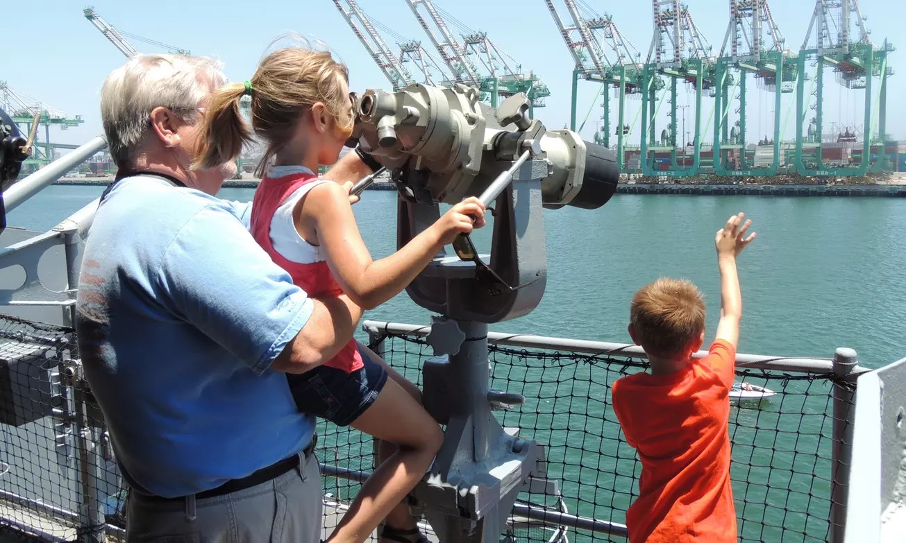 Discover the Mighty Battleship USS IOWA – Admission + Food & Drink Option