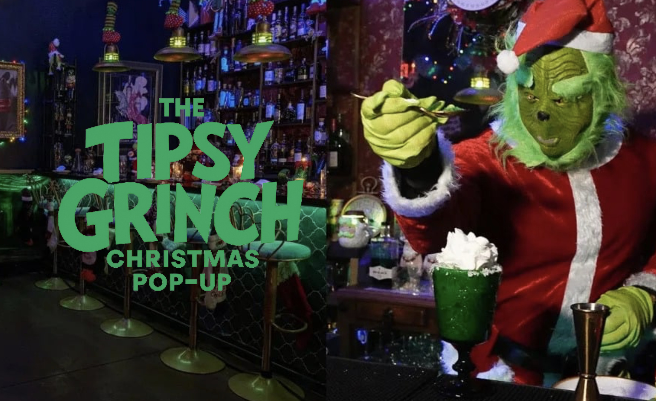The Tipsy Grinch – Christmas Pop-Up Experience (Jacksonville)