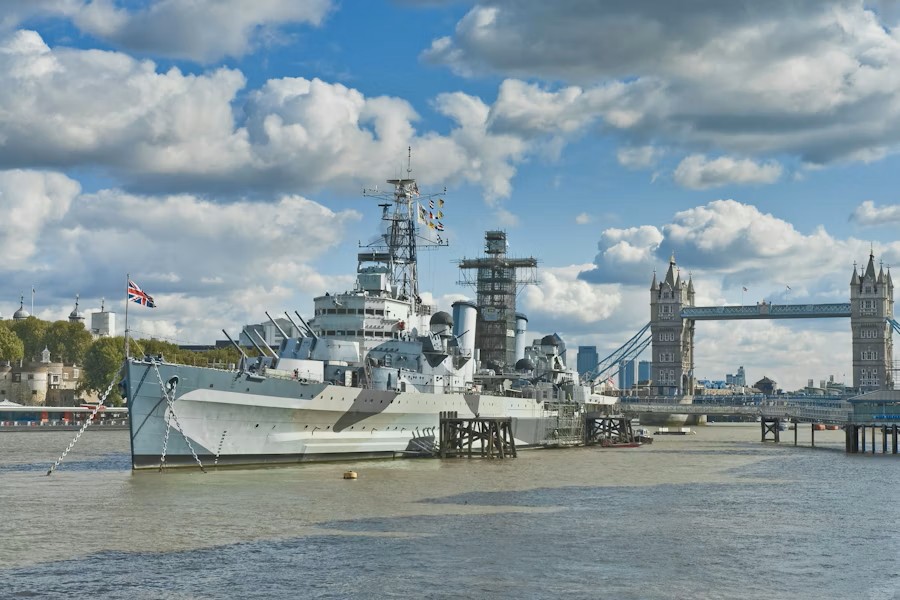 London HMS Belfast Admission: WWII Warship Experience