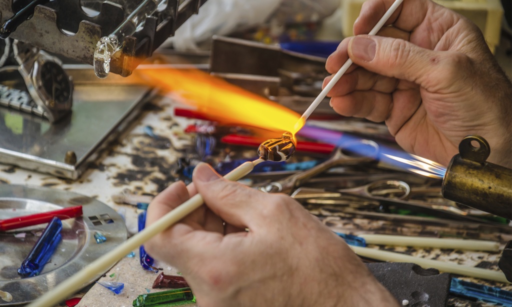 Bring a Friend & Get Creative – Glass Bead Class for One or Two (Up to 30% Off)