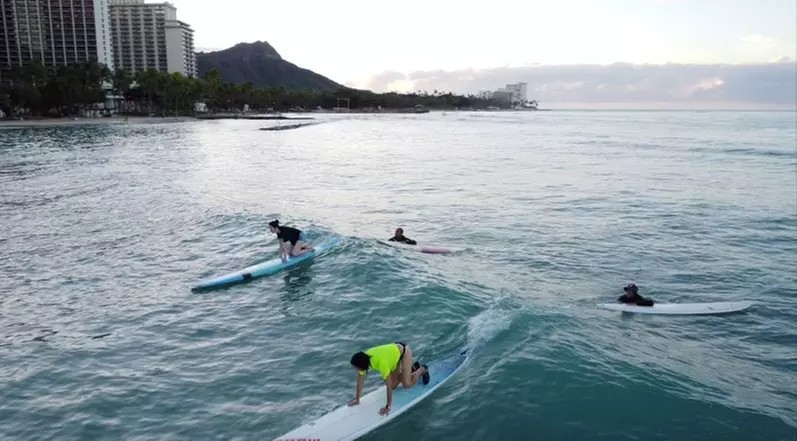 Private Surf Lessons for Up to 4 Near Waikiki Beach at Moku Hawaii (Up to 20% Off)