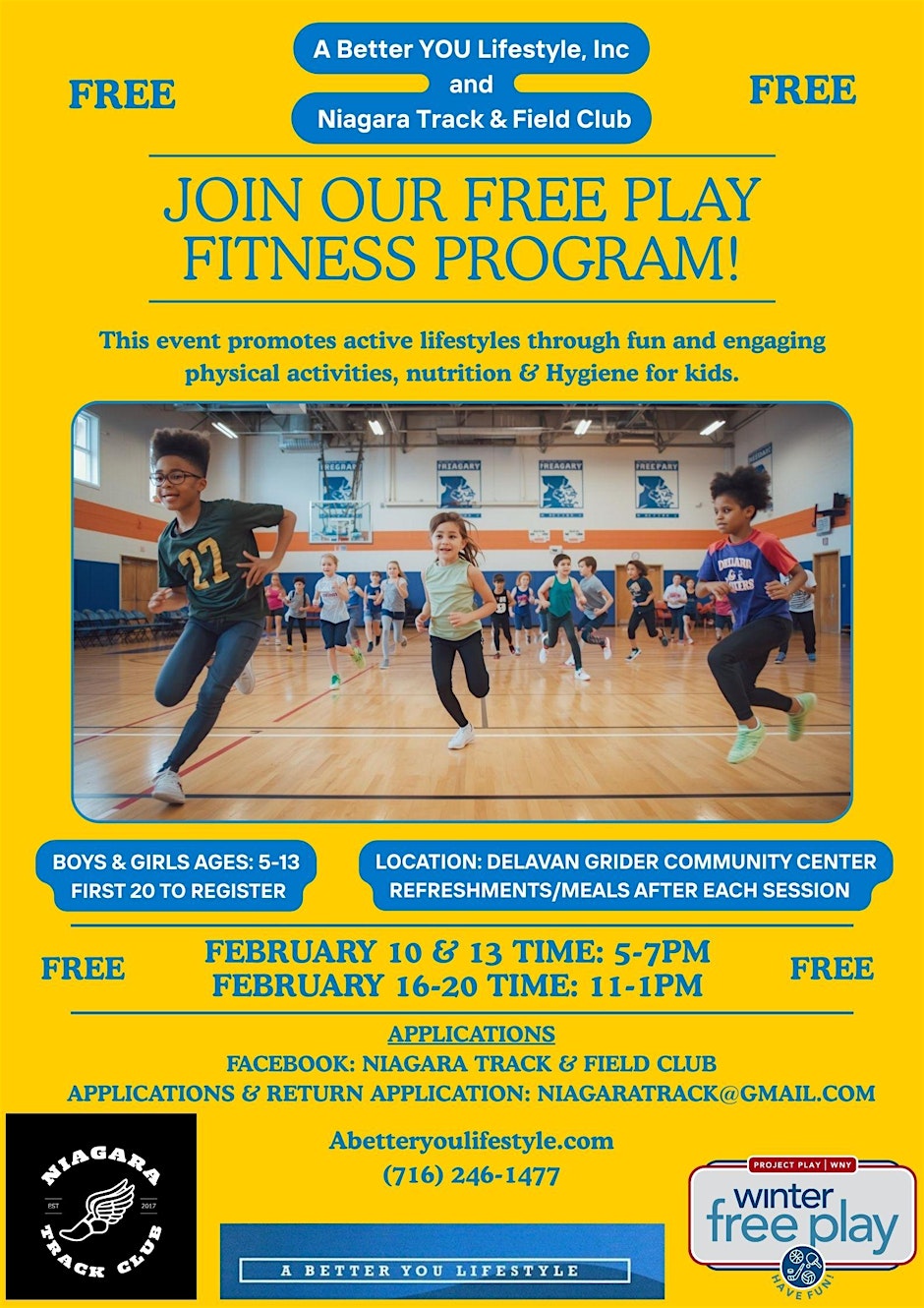 Free Play: Youth Fitness, Nutrition and Hygiene Program