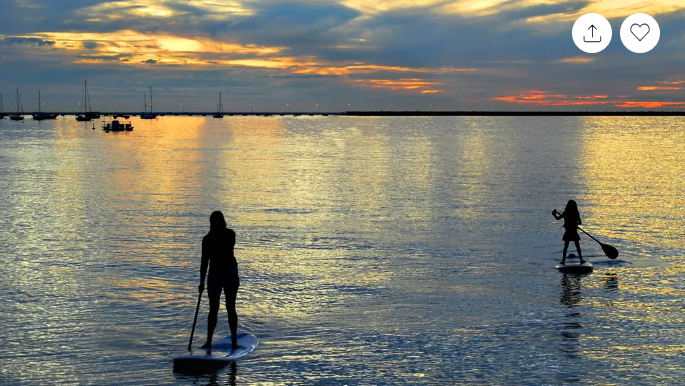 Paddleboarding Experience at Belle Harbour Marina (1 or 2 People)