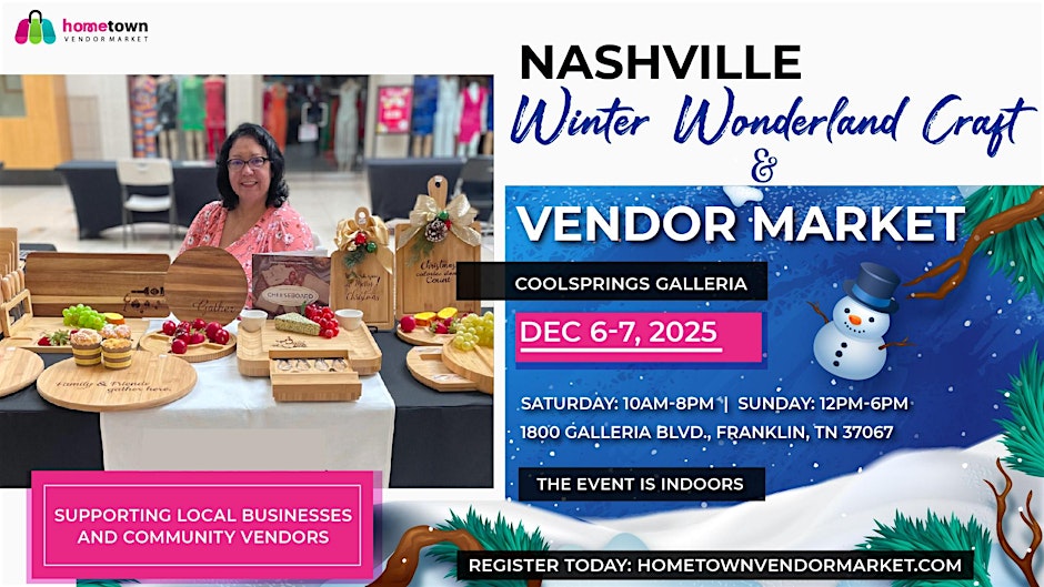 Nashville Winter Wonderland Craft and Vendor Market