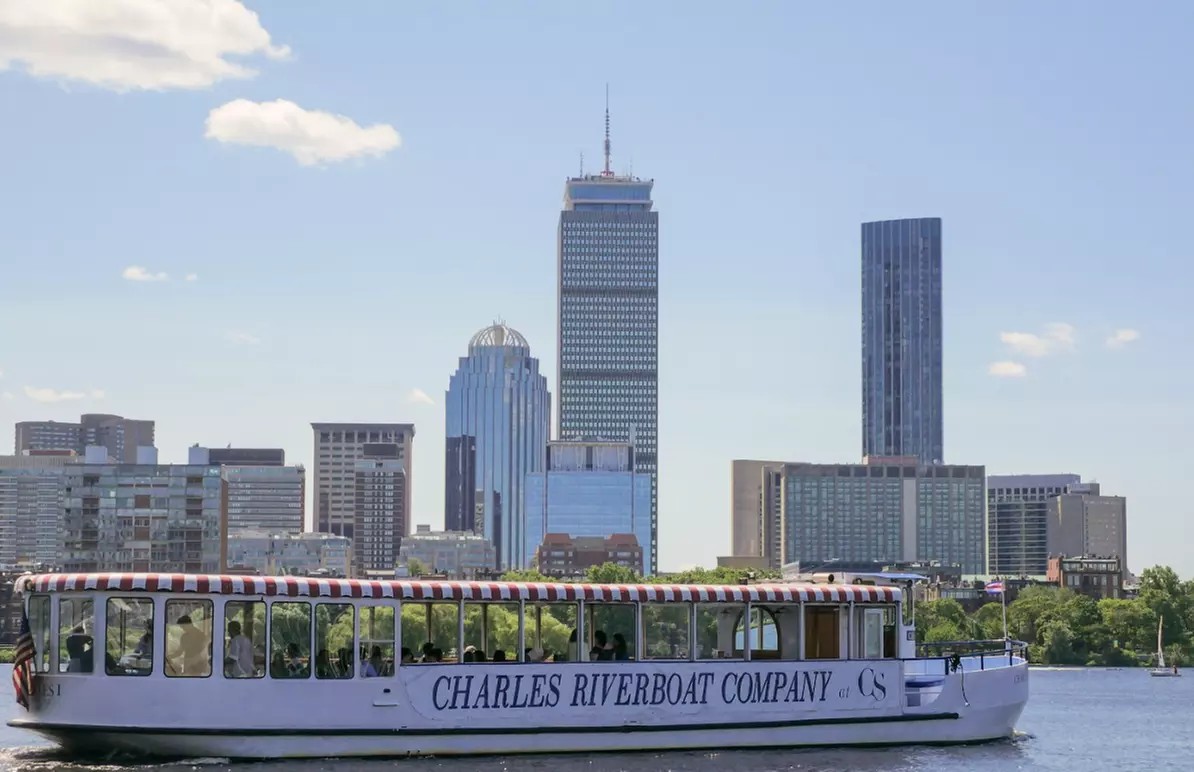 See Boston by Night: Trolley Tour + Charles River Cruise