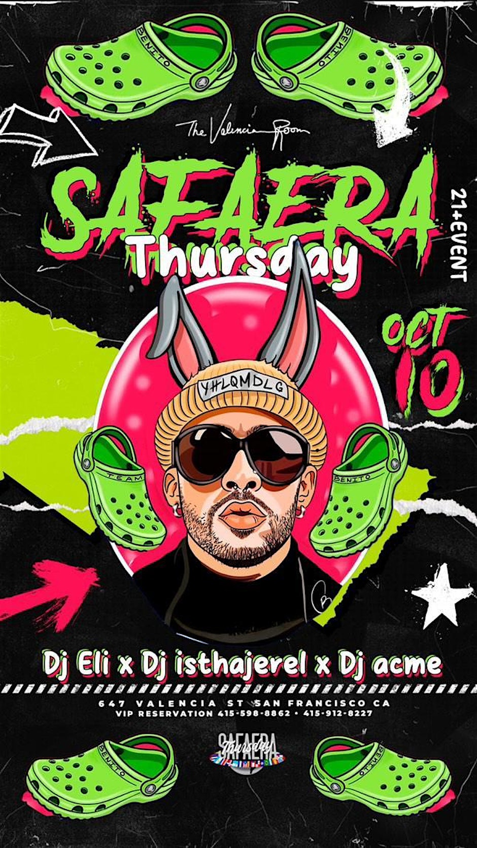 Safaera Thursdays PERREO. REGGAETON. LATIN HITS
