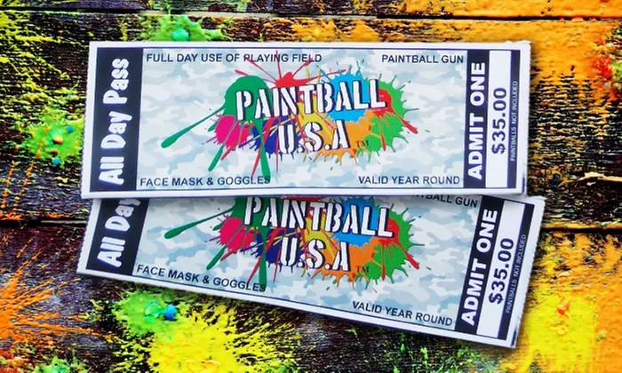 Team Up & Shoot: Paintball USA Passes for 2–12 Players