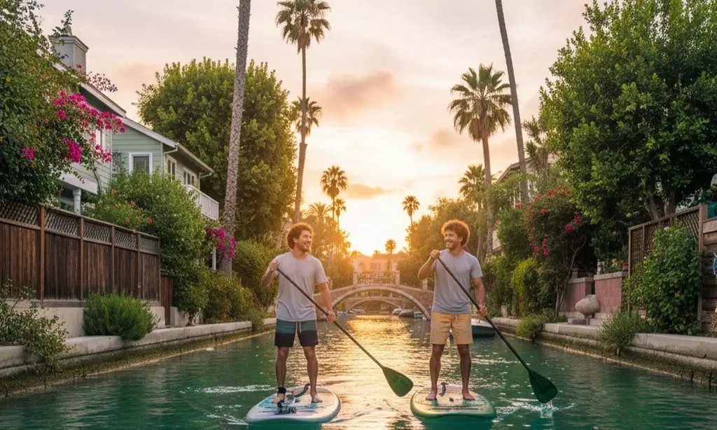 Expert-Led 2-Hour Stand-Up Paddleboard Tour with All Equipment Included at Venice Beach
