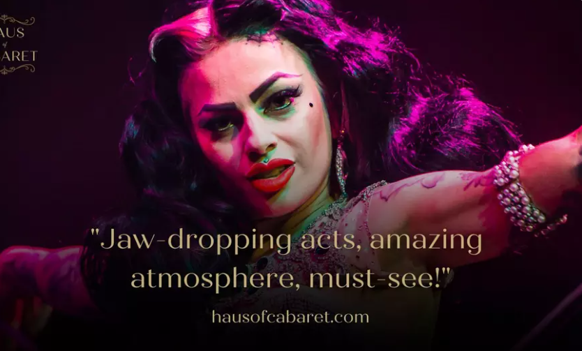 A Night of Glamour: Cabaret Show and 2-Course Dinner for Two or Four – Save Up to 40%