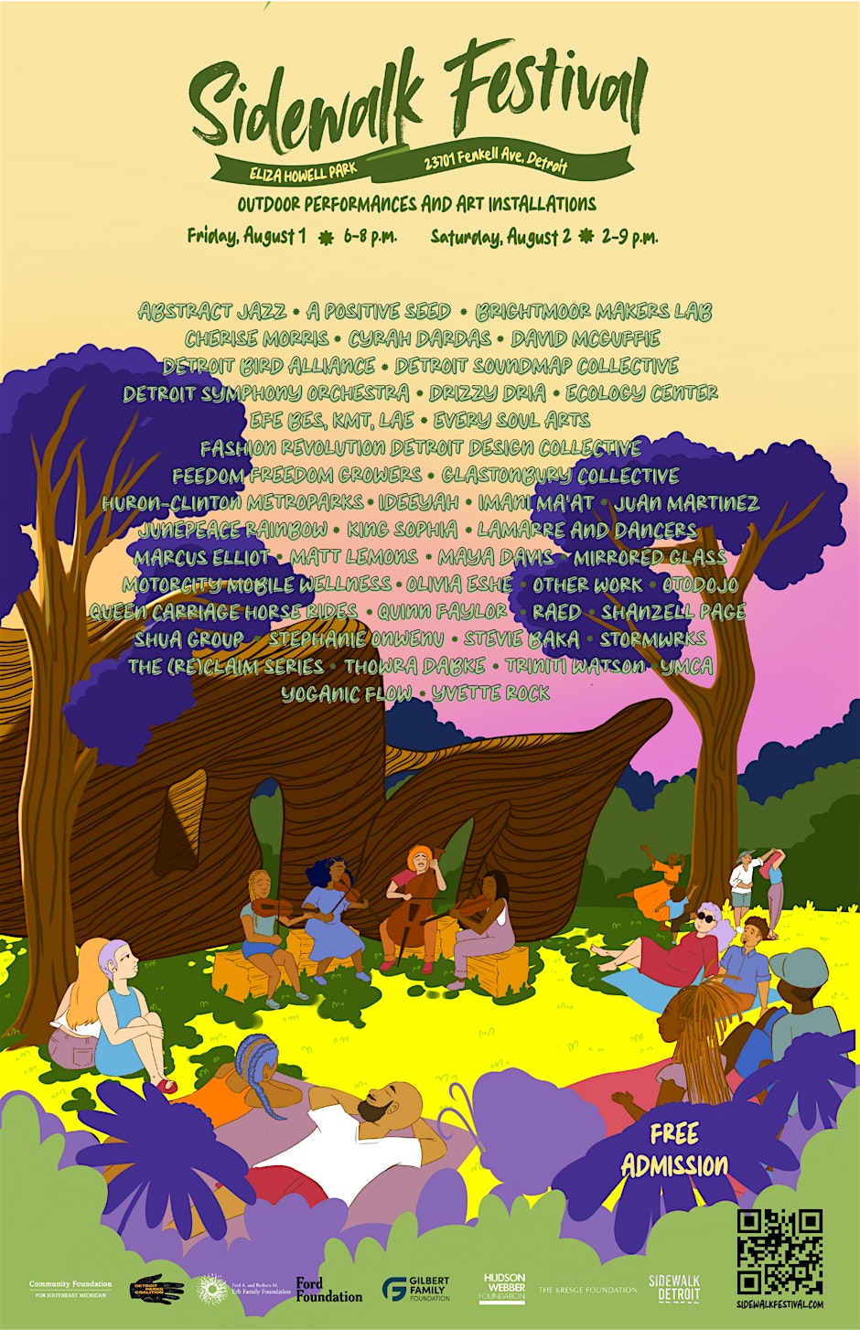 Sidewalk Festival 2025 (Aug. 1-2)