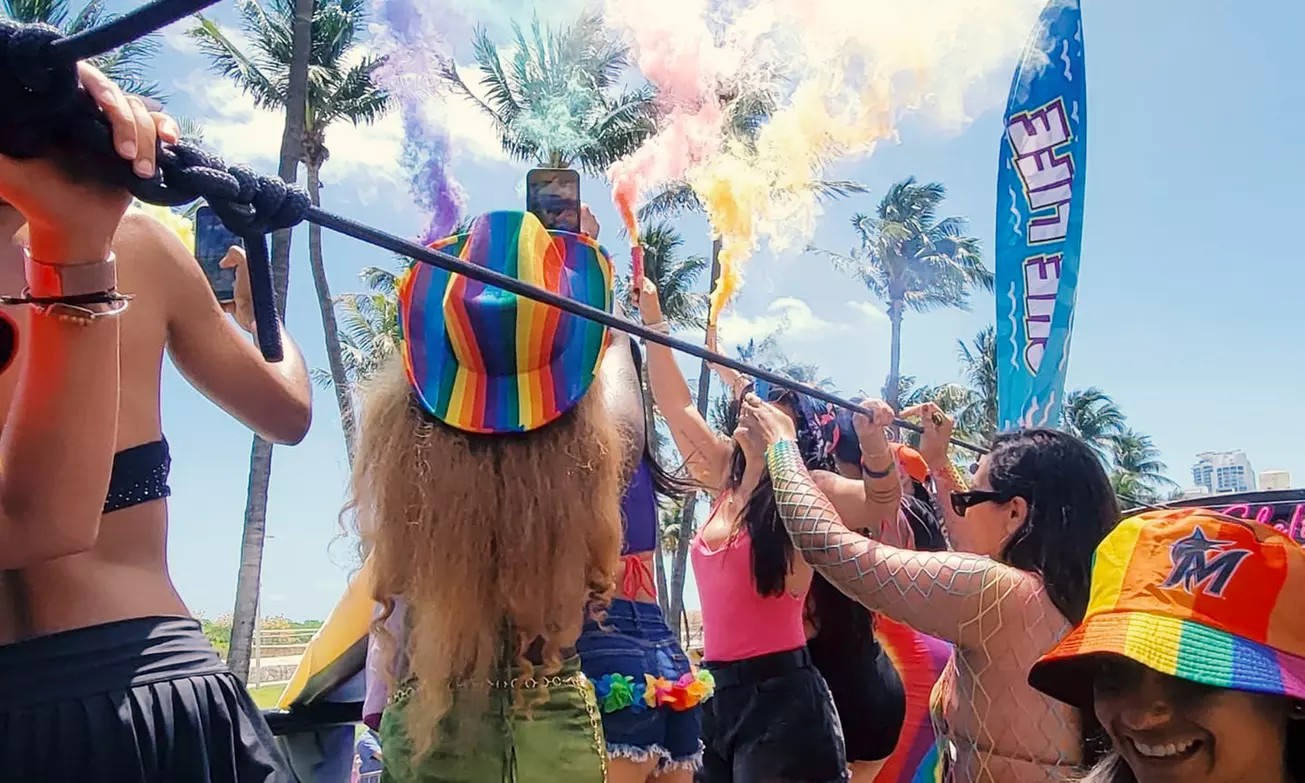 See Miami Shine at Night – Open-Air Party Bus Tour Up to 34% Off!